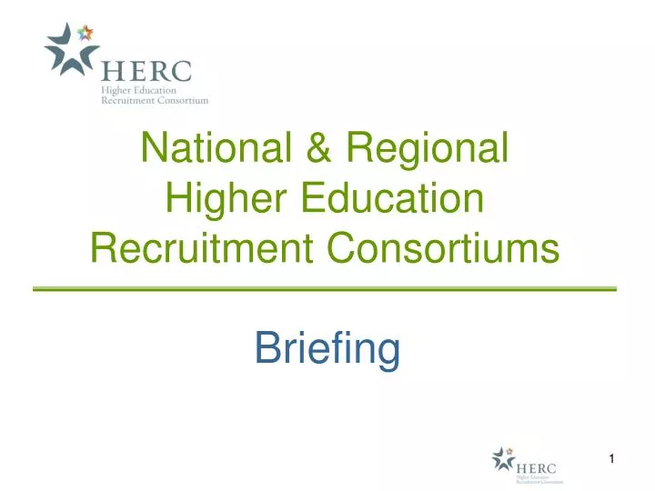 national regional higher education recruitment consortiums