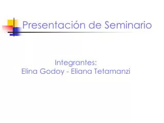 presentaci n de seminario