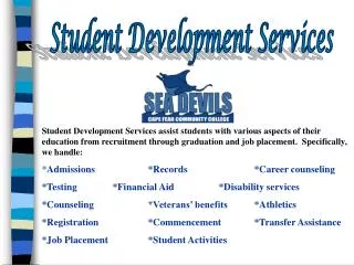 Student Development Services