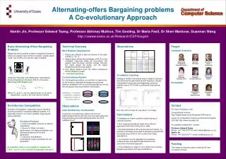 Alternating-offers Bargaining problems A Co-evolutionary Approach