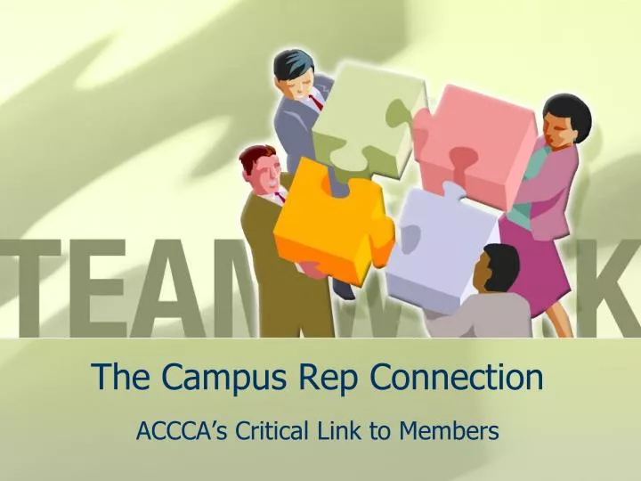 the campus rep connection