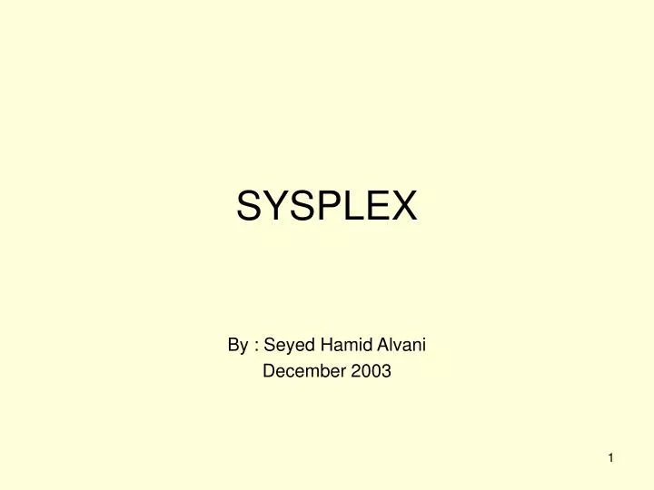 sysplex
