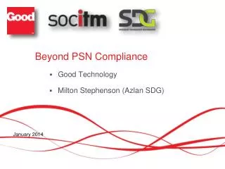 Beyond PSN Compliance
