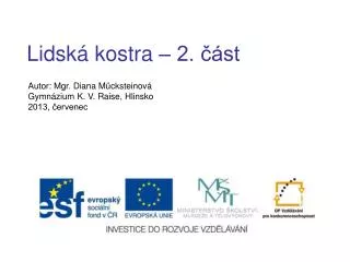 lidsk kostra 2 st