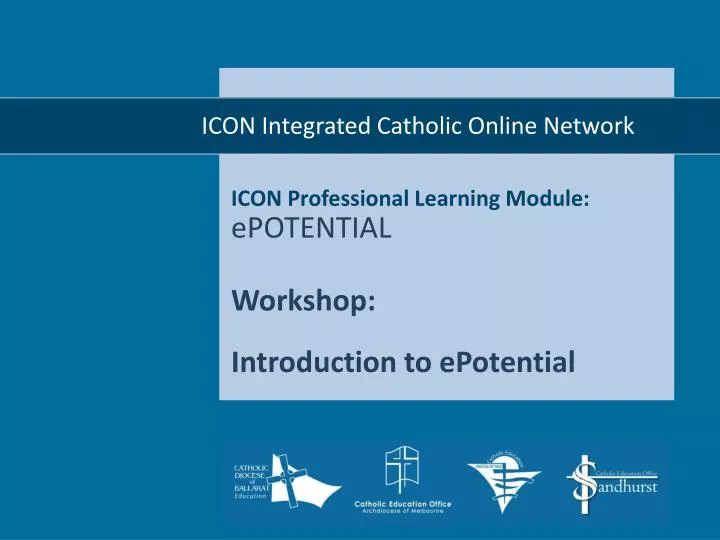 icon professional learning module epotential workshop introduction to epotential