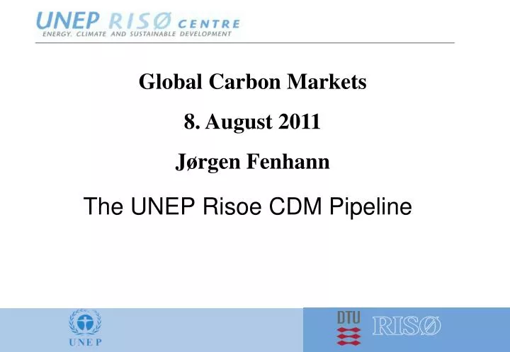 the unep risoe cdm pipeline