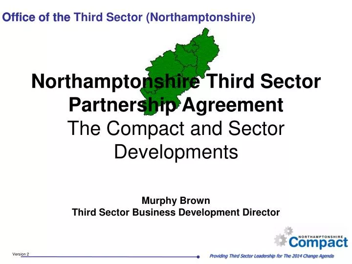 northamptonshire third sector partnership agreement the compact and sector developments