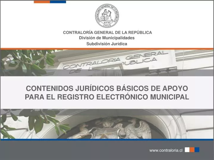 PPT - CONTENIDOS JURÍDICOS BÁSICOS DE APOYO PARA EL REGISTRO ...