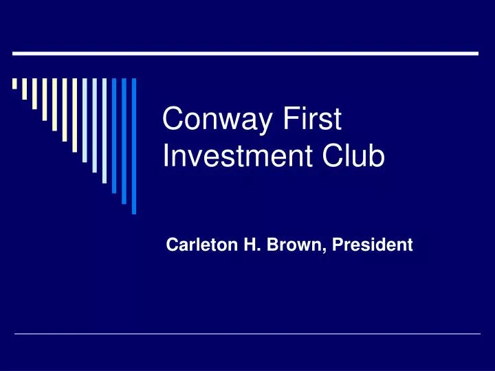 conway first investment club