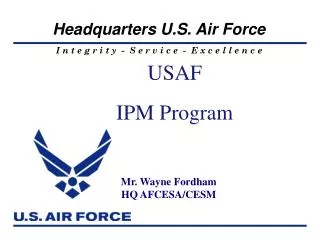 USAF IPM Program