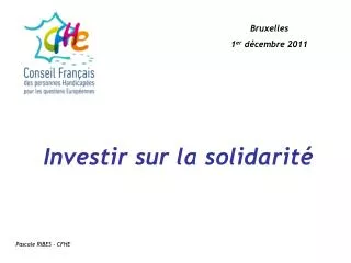 investir sur la solidarit