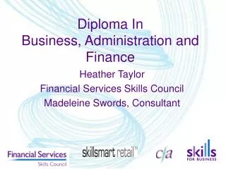 Diploma In Business, Administration and Finance