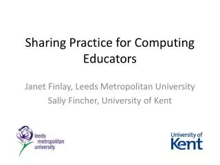 Sharing Practice for Computing Educators