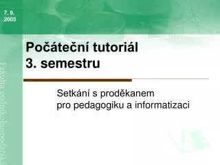 po te n tutori l 3 semestru
