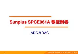 Sunplus SPCE061A 微控制器