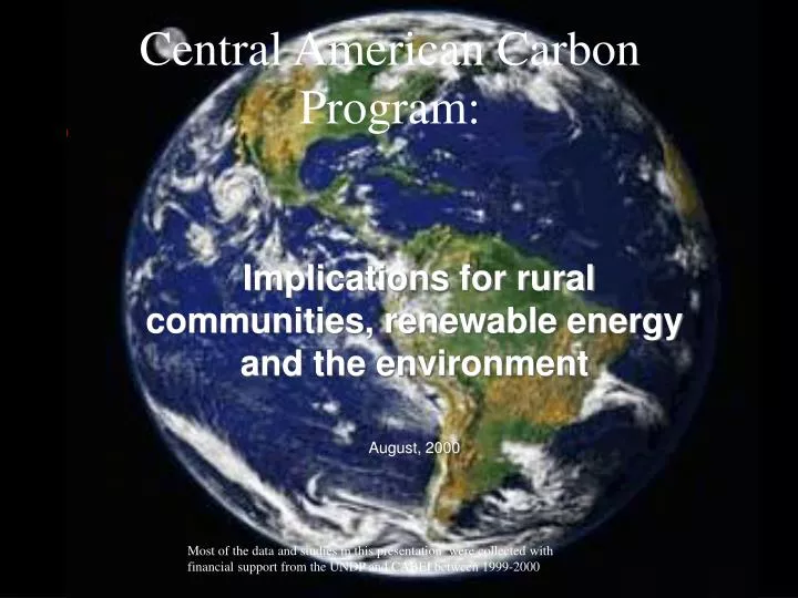 central american carbon program