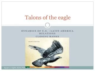 talons of the eagle