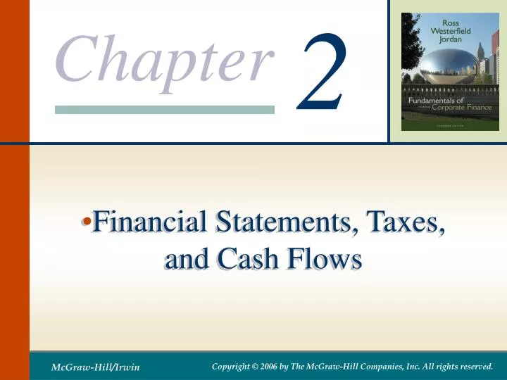 financial statements taxes and cash flows