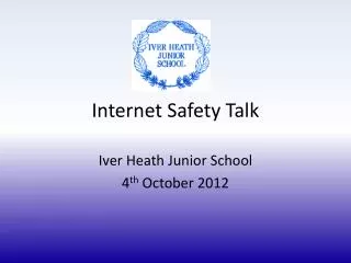 Internet Safety Talk