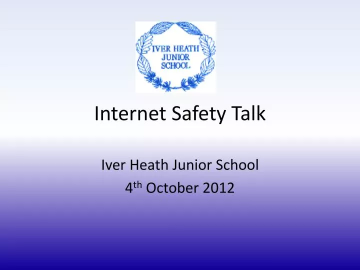 internet safety talk