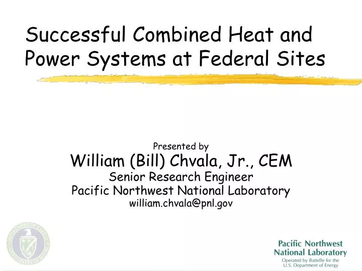 successful combined heat and power systems at federal sites