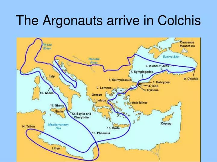 the argonauts arrive in colchis
