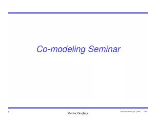 Co-modeling Seminar