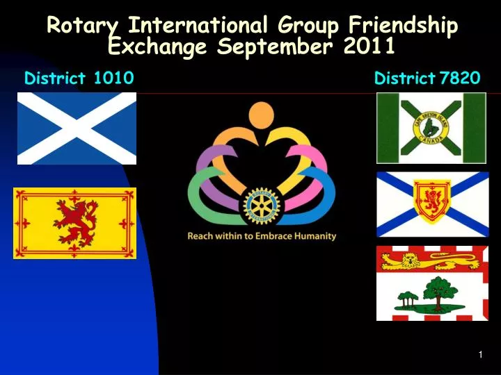 rotary international group friendship exchange september 2011
