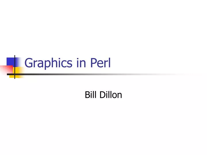 graphics in perl