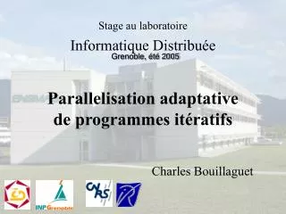 stage au laboratoire informatique distribu e