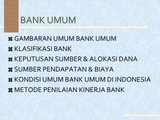 bank umum