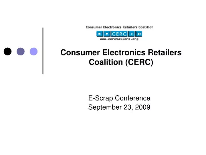 consumer electronics retailers coalition cerc