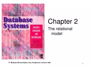 Chapter 2 The relational model