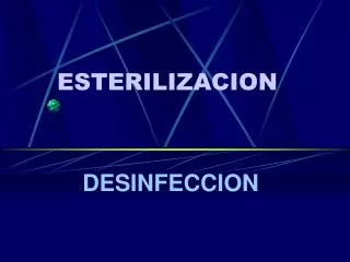esterilizacion