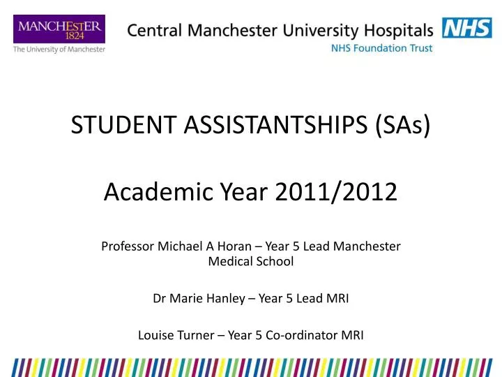 student assistantships sas academic year 2011 2012
