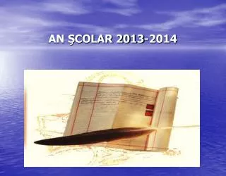 an colar 2013 2014