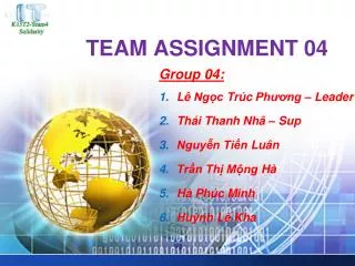 team assignment 04