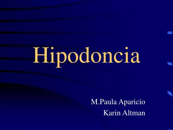 hipodoncia