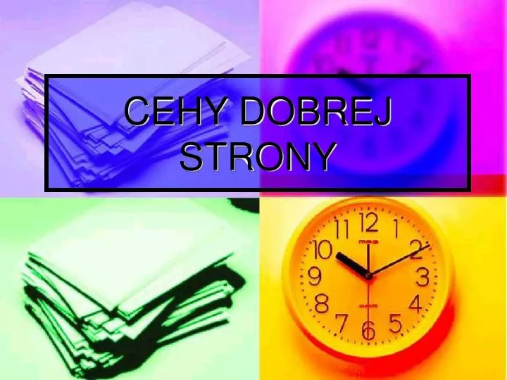 cehy dobrej strony