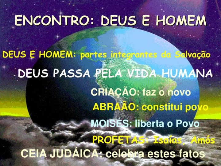 encontro deus e homem