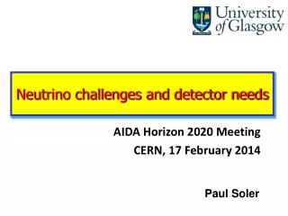Neutrino challenges and detector needs