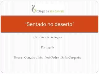 sentado no deserto