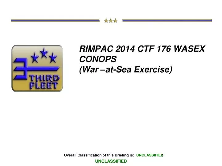 rimpac 2014 ctf 176 wasex conops war at sea exercise