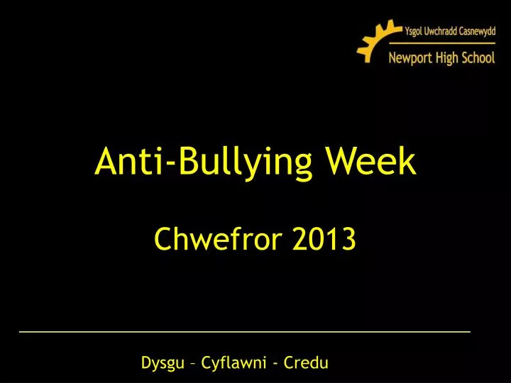 anti bullying week