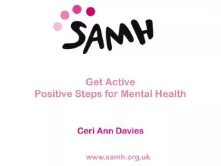 Get Active Positive Steps for Mental Health