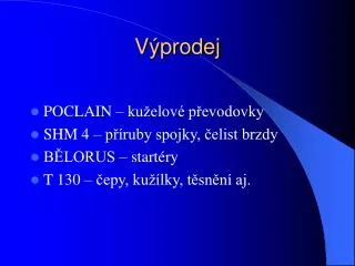 v prodej