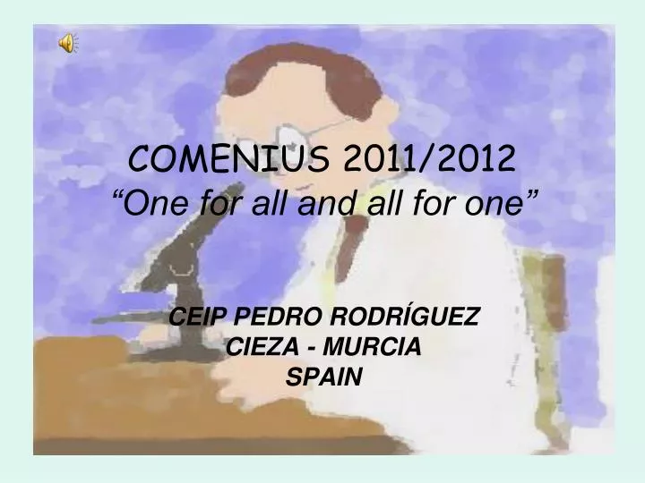 comenius 2011 2012 one for all and all for one