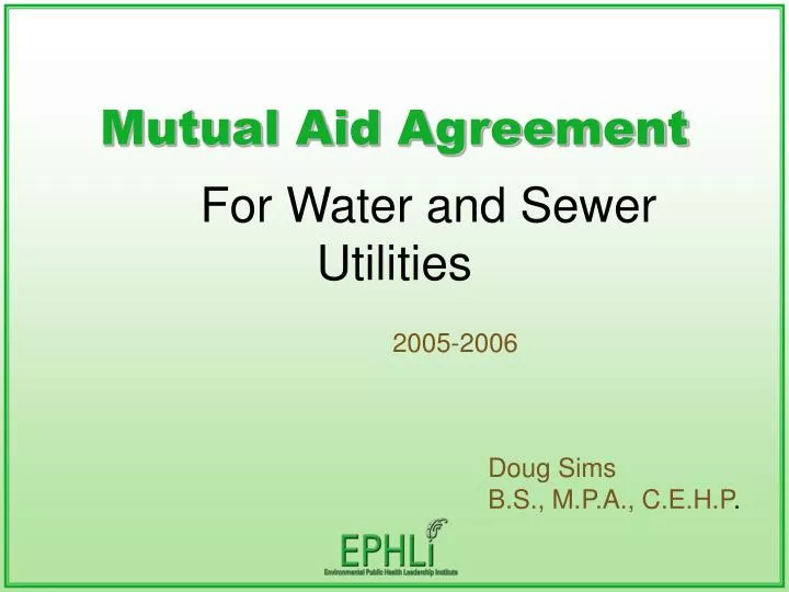 mutual aid agreement