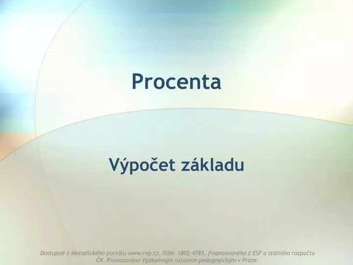 procenta