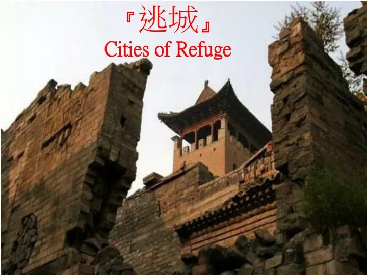 cities of refuge